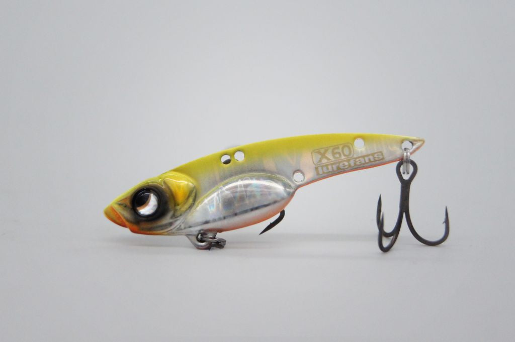 X60 - Sinking 13,5g/60mm, 44-es "Citrus Shad" színkód