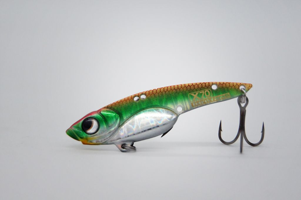 X70 - Sinking 19,5g/70mm, 8-as "Green Copper Shad" színkód