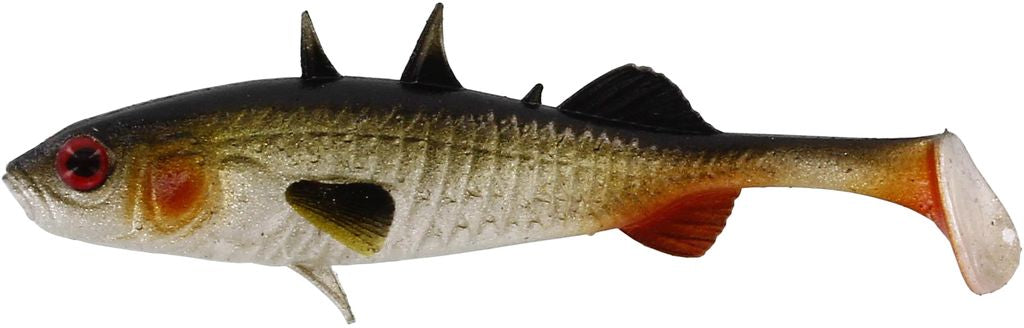 Stanley the Stickleback Shadtail 9cm 7g - Lively Roach 6db/cs