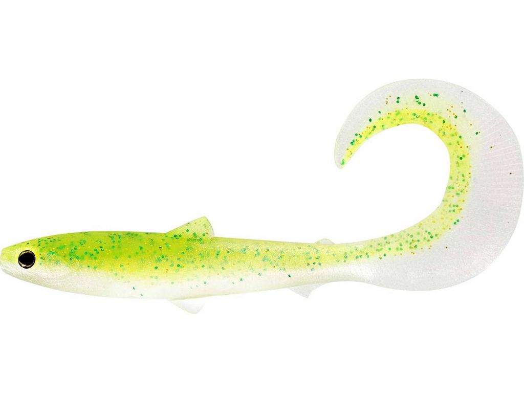 BullTeez Curltail 10cm 6g Sparkling Chartreuse 2pcs