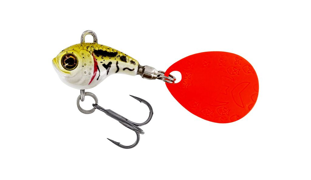 DropBite Tungsten Spin Tail Jig 2,2cm 18g Pearl Stickleback