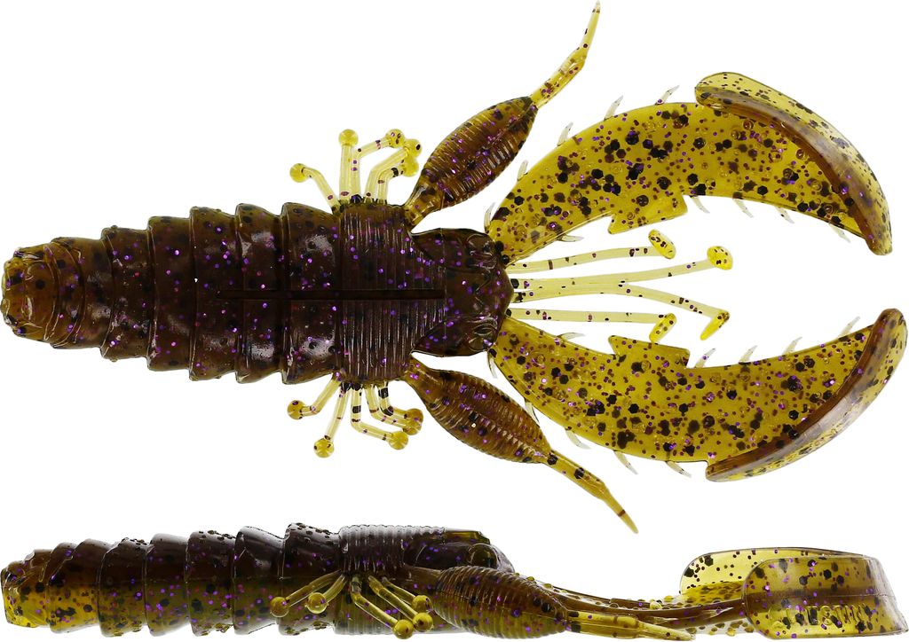 CreCraw Creaturebait 6,5cm 4g Green Pumpkin Purple 6pcs