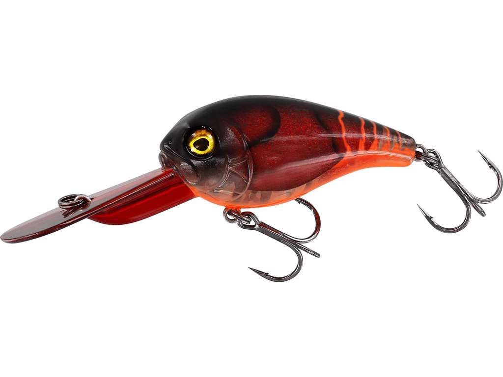 MegaBite DR Crankbait 7cm 30g Floating 3D Fire Craw
