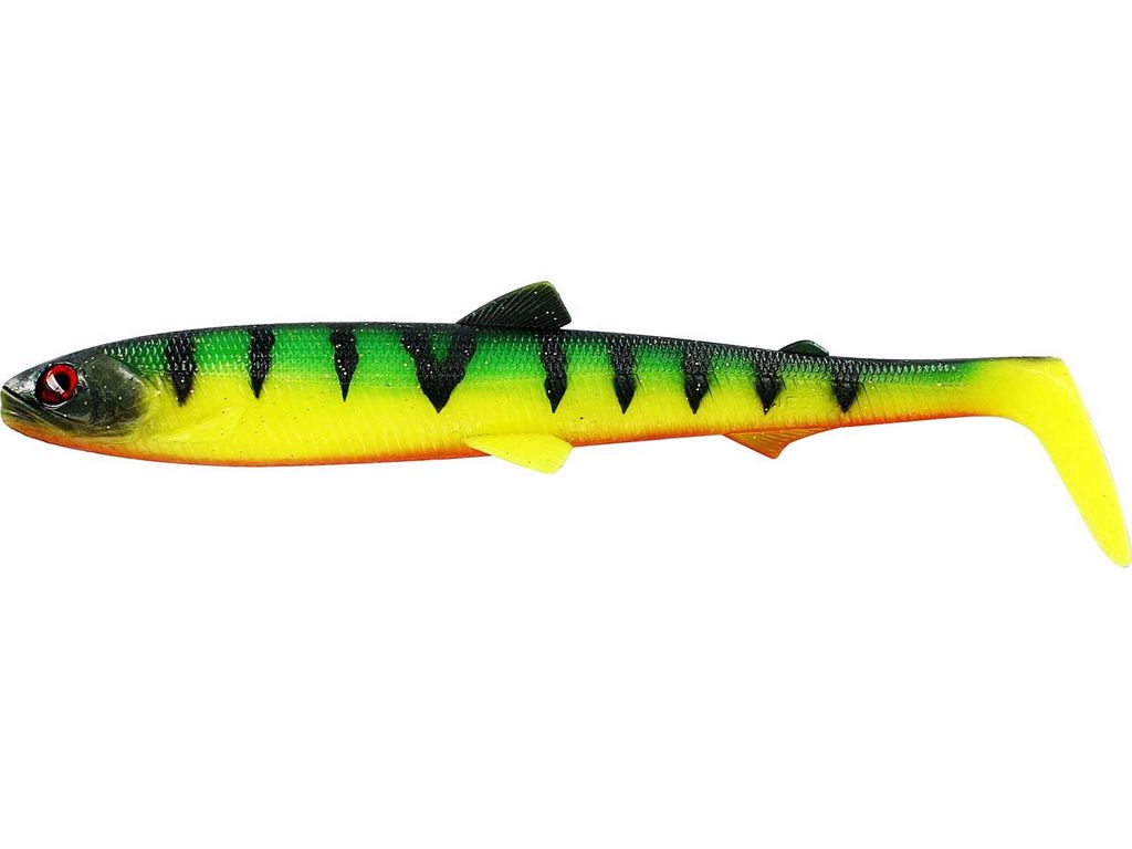 BullTeez Shadtail 18cm 53g Tiger Perch 1pc