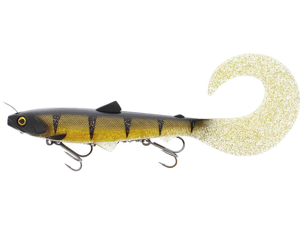 BullTeez Curltail Inline 33cm 230g Sinking Cola Perch 1pc
