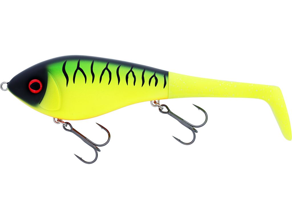 Swim Tail Hybrid 12cm 62g Suspending Firetiger / 1 body 2 tails