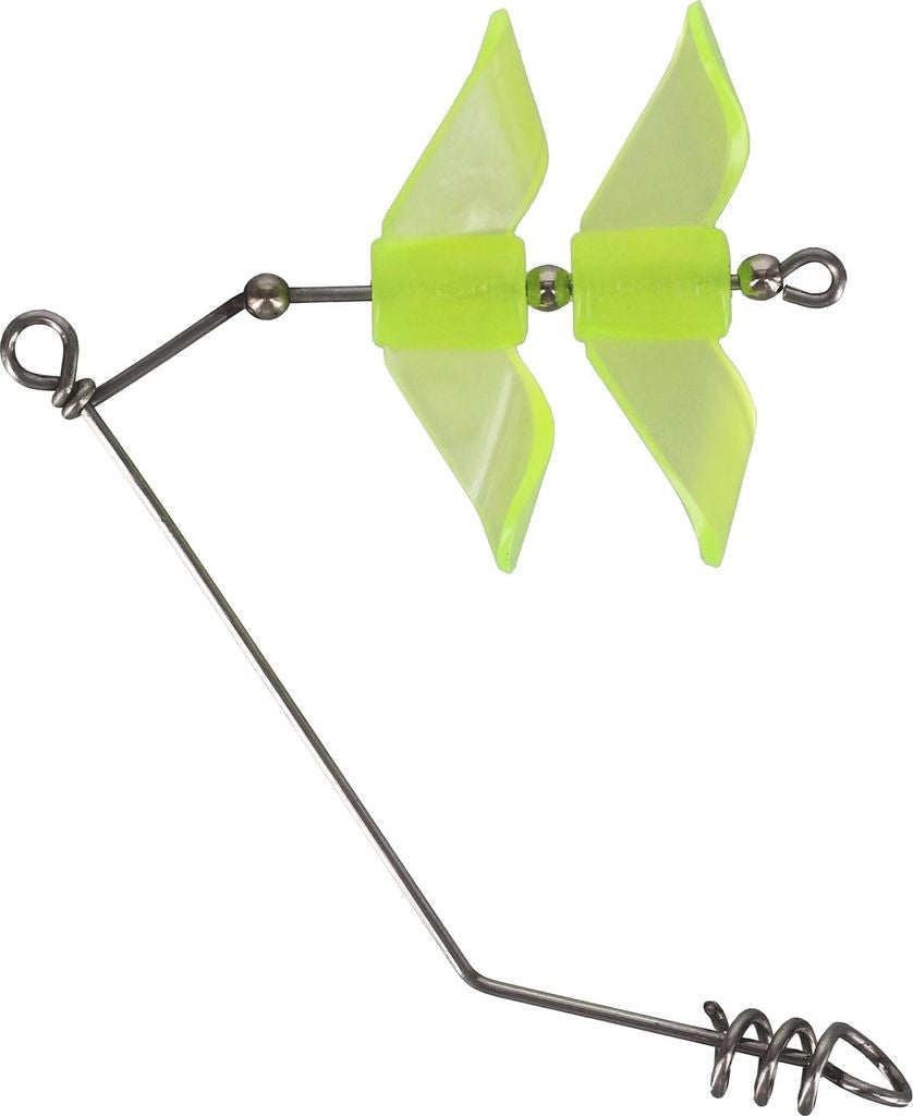 Add-It Spinnerbait Propeller Large Chartreuse 2pcs