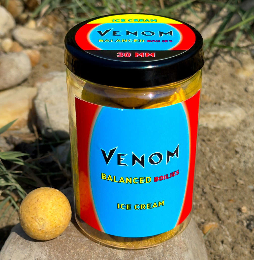VENOM BALANCED BOILIES ICE CREAM 30 MM
